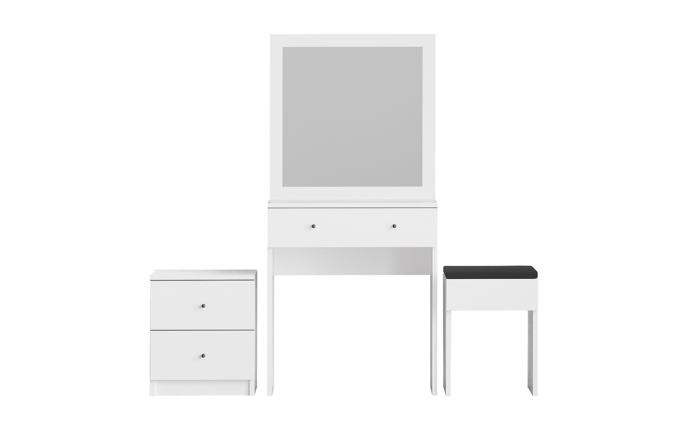 Masuta de toaleta Nesi, alb  4